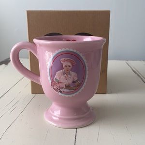 I Love Lucy 12 ounce pink pedestal mug 2006